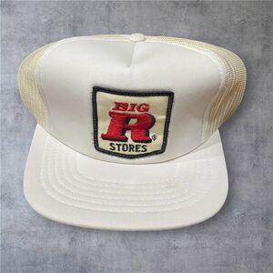 Pennant Winner NWT Vintage 70s 80s Big R Stores White Red Mesh Trucker Hat OS